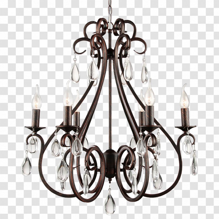 Chandelier Lampe De Bureau Lighting Light Fixture - Iron - Lamp Transparent PNG