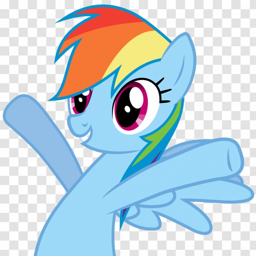 Rainbow Dash Pinkie Pie Pony DeviantArt - Silhouette - Dashed Vector Transparent PNG