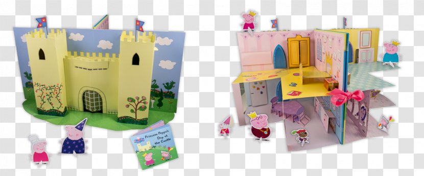 Peppa Pig's Pop-Up Princess Castle Toy Plastic Transparent PNG