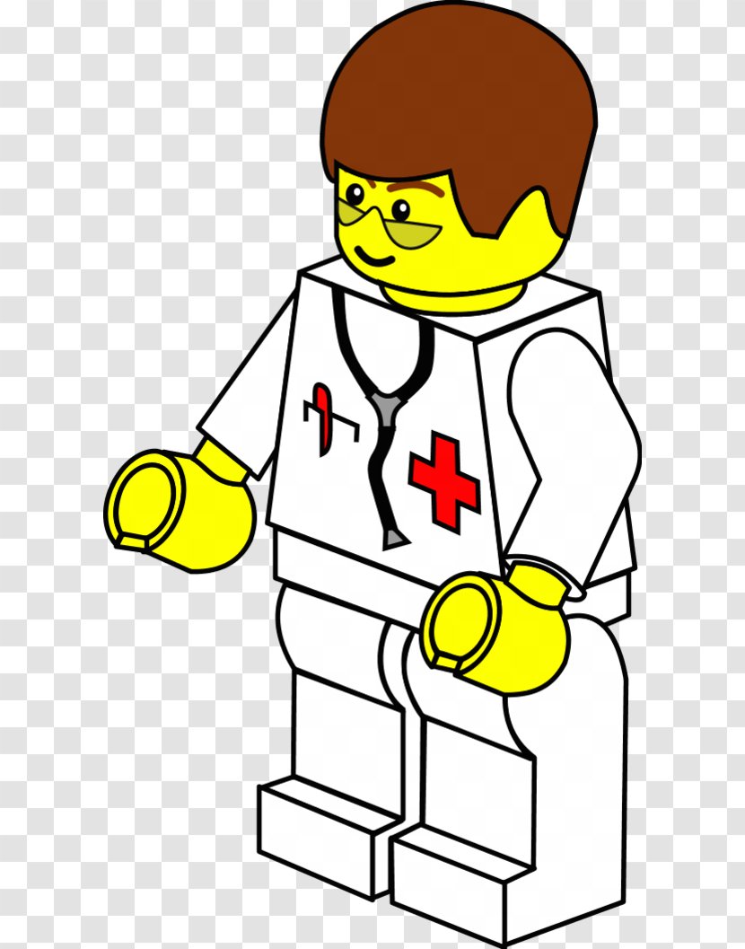 Lego Minifigure Free Content Ninjago Clip Art - Yellow - Female Doctor Clipart Transparent PNG