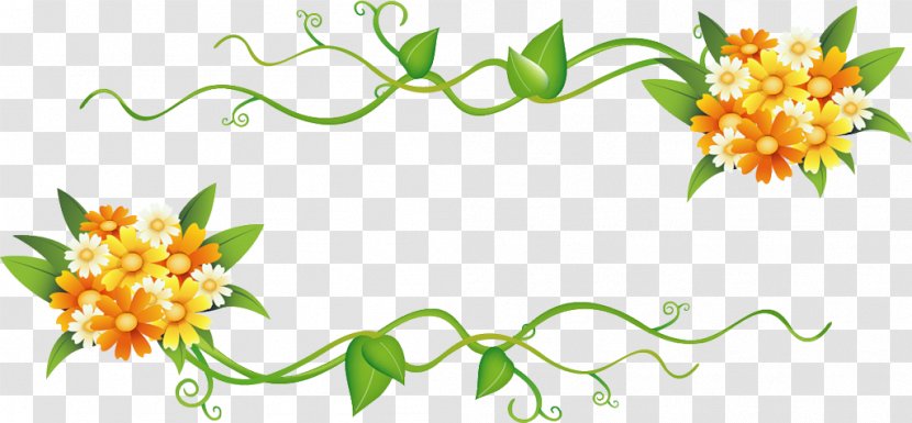 Picture Frames Presentation Dress Flower - Plant Stem - Delicate Border Transparent PNG