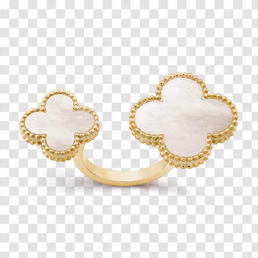 Earring Van Cleef & Arpels Alhambra Jewellery - Ring Transparent PNG