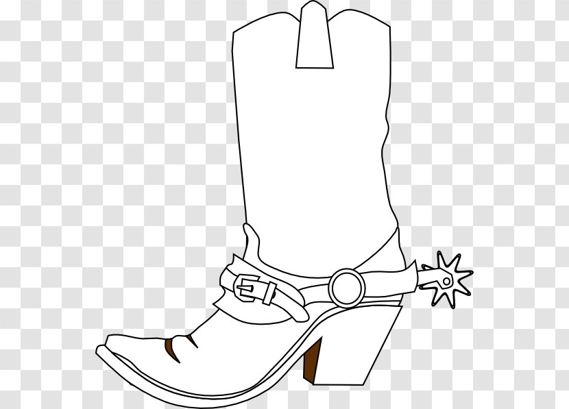 Hat N Boots Cowboy Boot Clip Art - Tree - Drawings Of Transparent PNG