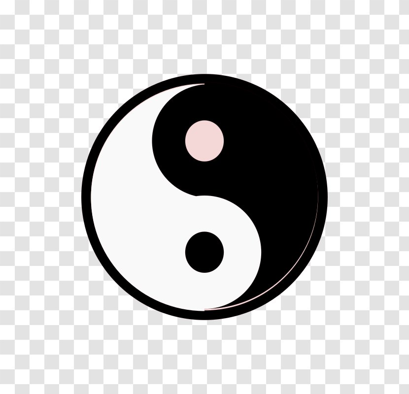 Yin And Yang Clip Art - Black White - Clipart Transparent PNG