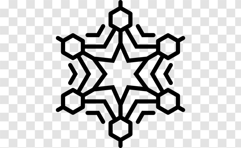 Snowflake Symbol Hexagon - Snow Transparent PNG