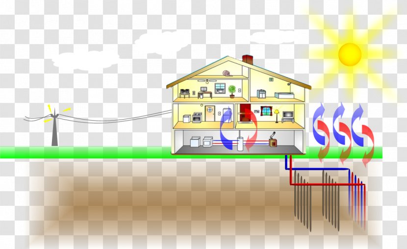 World Energy Consumption Geothermal Heat Pump Building Information Modeling - House - Advocate Illustration Transparent PNG