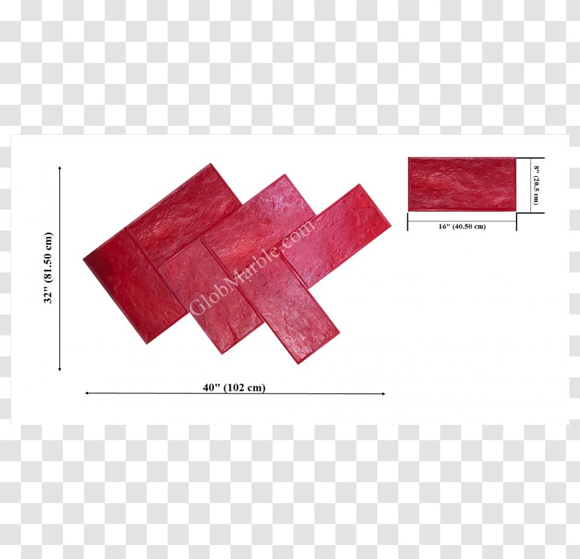 Paper Rectangle Brand - Color Plaster Molds Transparent PNG
