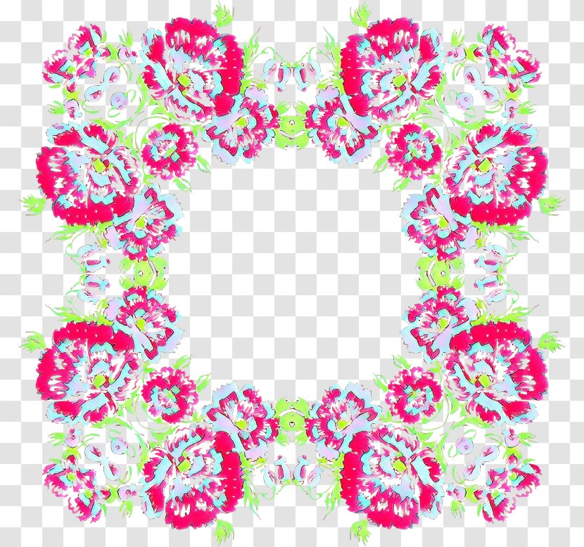 Pink Flower Cartoon - Visual Arts Lei Transparent PNG