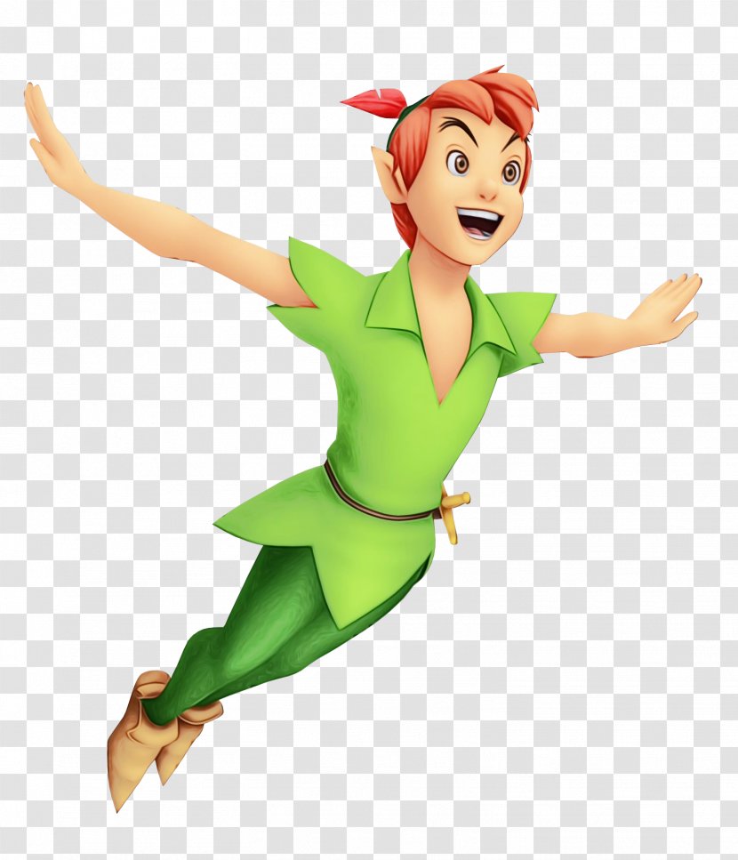Peter And Wendy Darling Tinker Bell Captain Hook Pan - Animation Transparent PNG