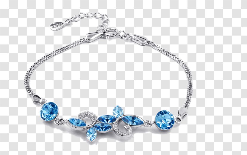 Bracelet Jewellery Designer Necklace - Jewelry Making - 925 Silver Bracelets Crystal Transparent PNG