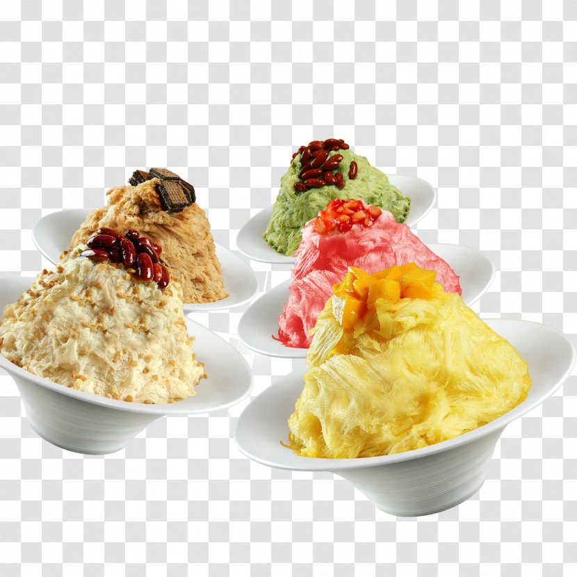 Ice Cream Smoothie Baobing Matcha Vegetarian Cuisine Transparent PNG