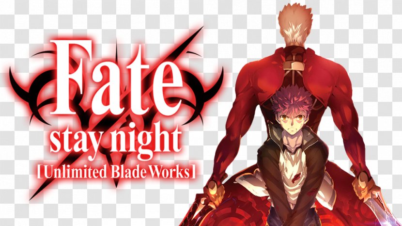 Fate/stay Night Shirou Emiya Fate/Zero Archer Saber - Cartoon - Fatestay Unlimited Blade Works Transparent PNG