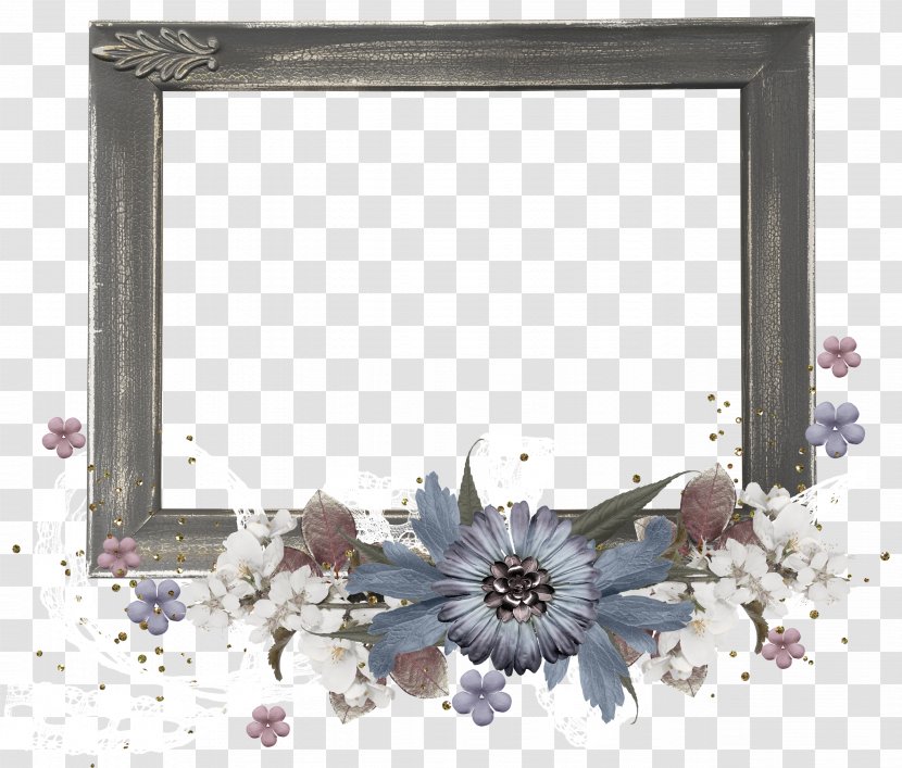 Picture Frames Rectangle - Mirror - Flower Transparent PNG