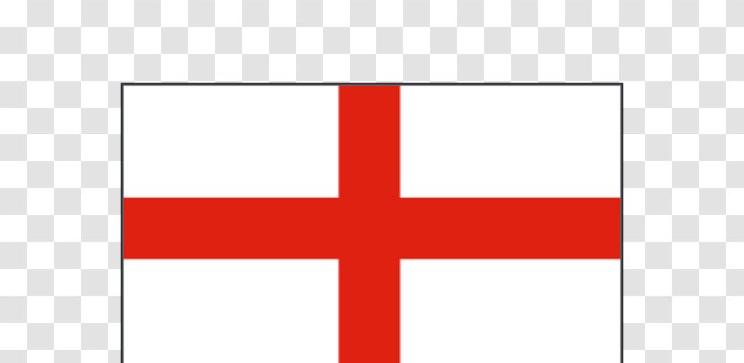 Flag Of England Saint George's Day (Eastern) Cross - Red Transparent PNG