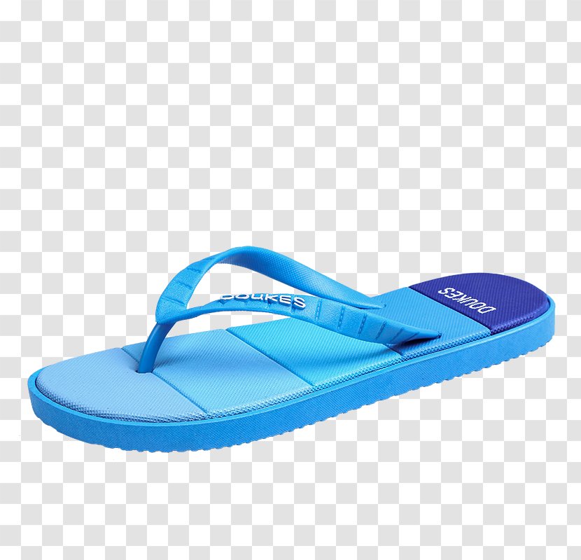 Flip-flops Slipper Shoe Sandal Wholesale - Electric Blue Transparent PNG