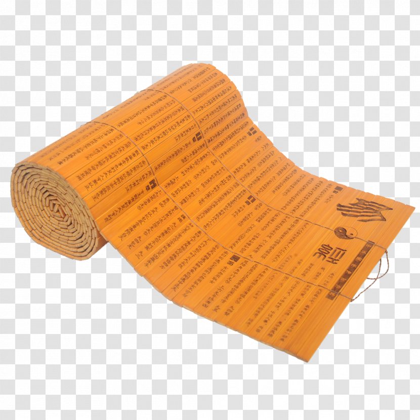 I Ching Paper Bamboo And Wooden Slips - Material - Book Of Changes Transparent PNG
