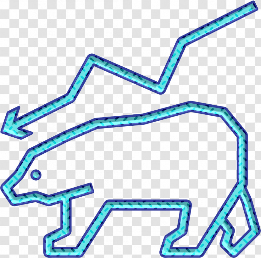 Bear Icon Investment Icon Transparent PNG