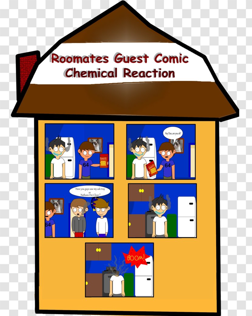 Guest Comic Strip DeviantArt Roommate - Flatulence - Chemical Reaction Transparent PNG