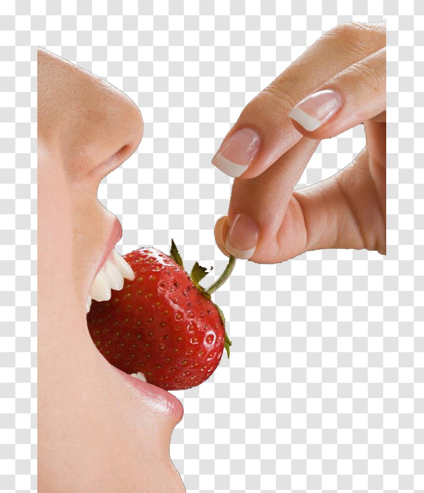 Ice Cream Strawberry - Mouth - Taste Delicious Transparent PNG