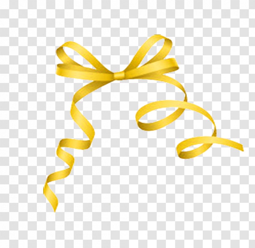 Ribbon Gold Satin Clip Art - In Kind Silk And Bows Transparent PNG