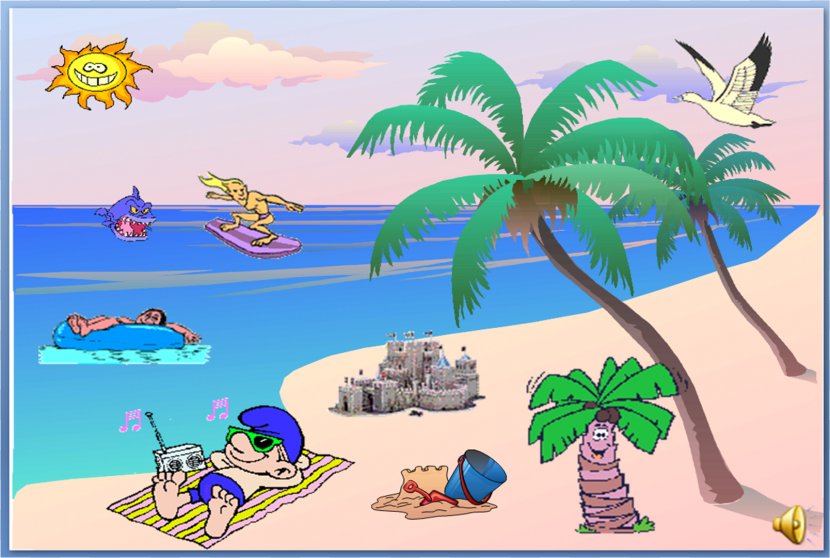 Seaside Resort Desktop Wallpaper Clip Art - Fauna - Cliparts Transparent PNG