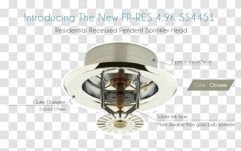 Senju Sprinkler Fire System K-factor - SENJU Transparent PNG