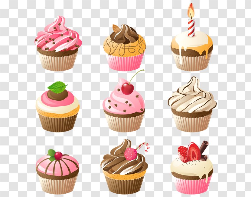 Cupcake Muffin Royalty-free Clip Art - Drawing - Ice Cream Transparent PNG