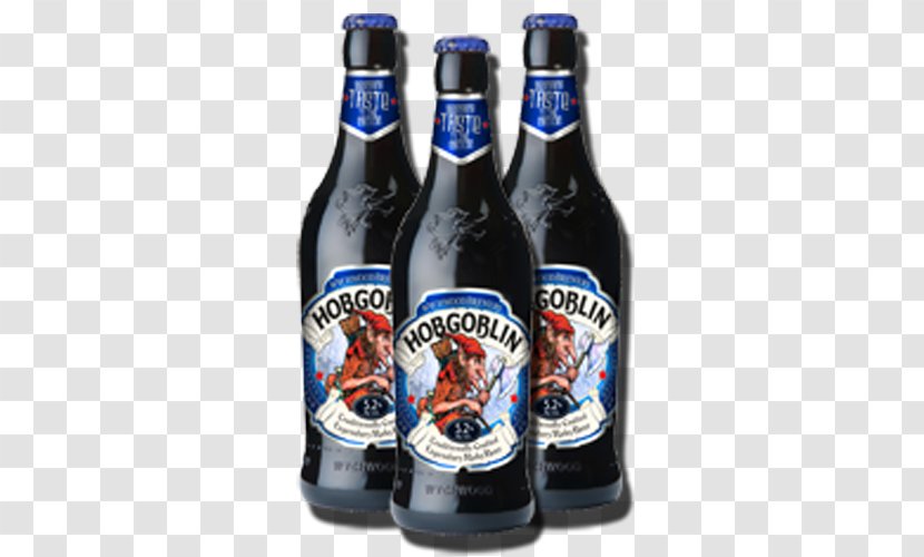 Liqueur Beer Bottle Wychwood Brewery Hobgoblin Transparent PNG