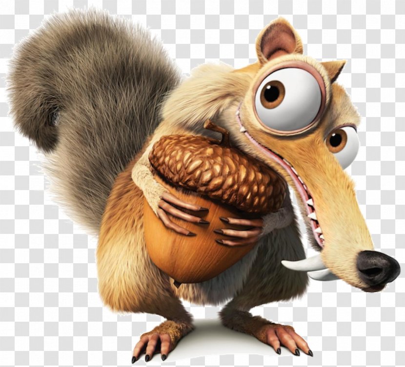 Scrat Manfred Sid Ice Age Film - Mammal Transparent PNG