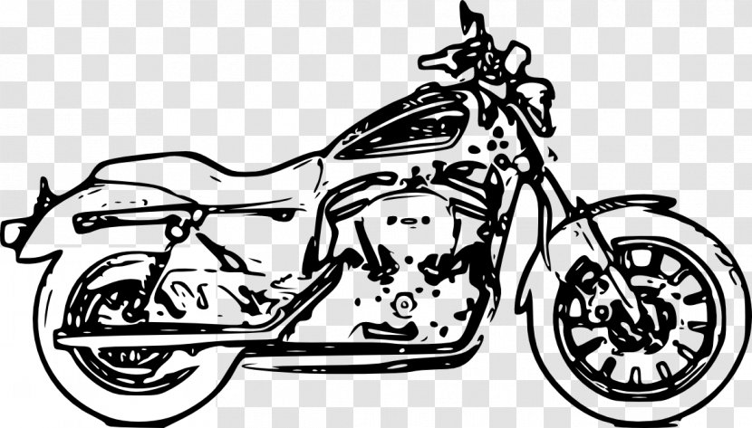 Harley-Davidson Suzuki Triumph Motorcycles Ltd Drawing - Harleydavidson Sportster - Moto Logo Transparent PNG