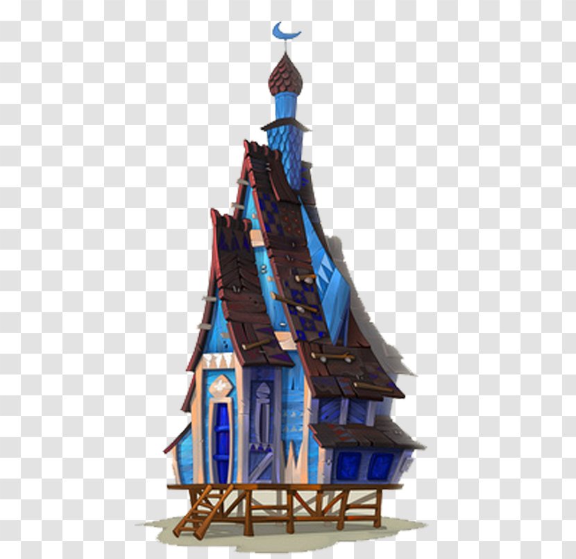 Concept Art House Architecture Illustration - Sailing Ship - Retro Castle Transparent PNG