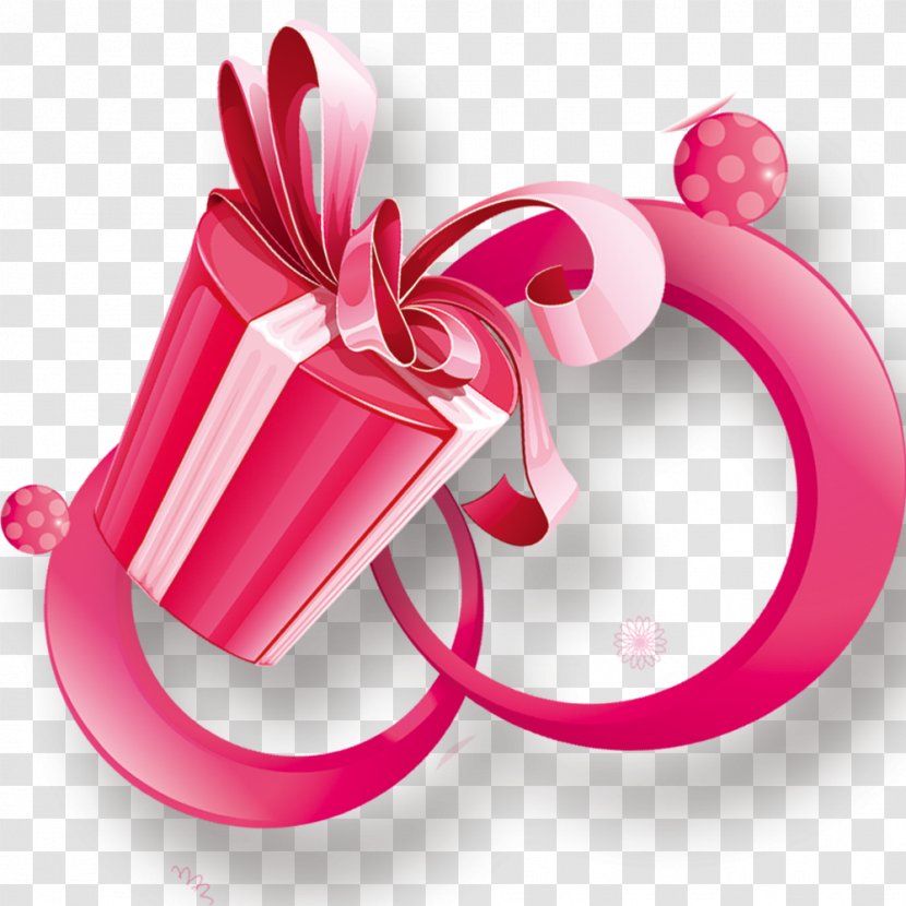 Gift Christmas Gratis - Magenta Transparent PNG