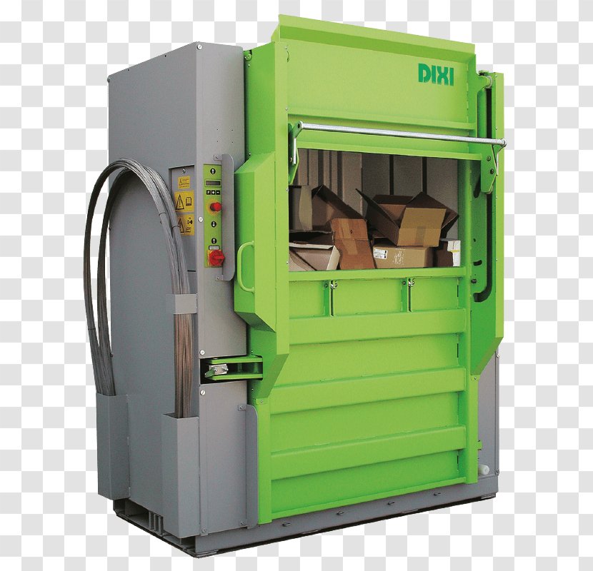 Baler Paper Machine Press Cardboard Waste - Mockup Transparent PNG