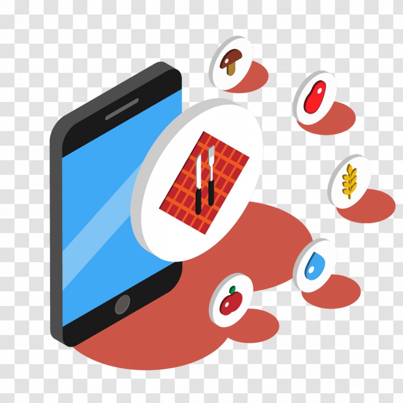 Mobile Phone Software Icon - Portable Communications Device - Vector Ordering Transparent PNG