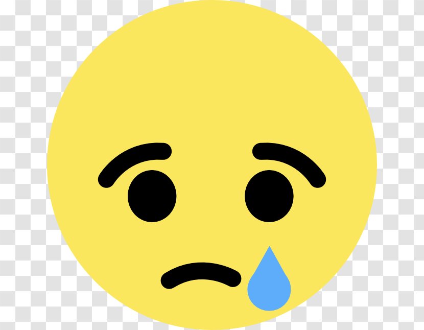 Smiley Facebook Emoticon Sadness Emoji - Yellow Transparent PNG