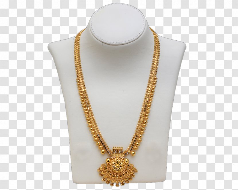 Earring South India Jewellery Necklace Gold - Chain Transparent PNG