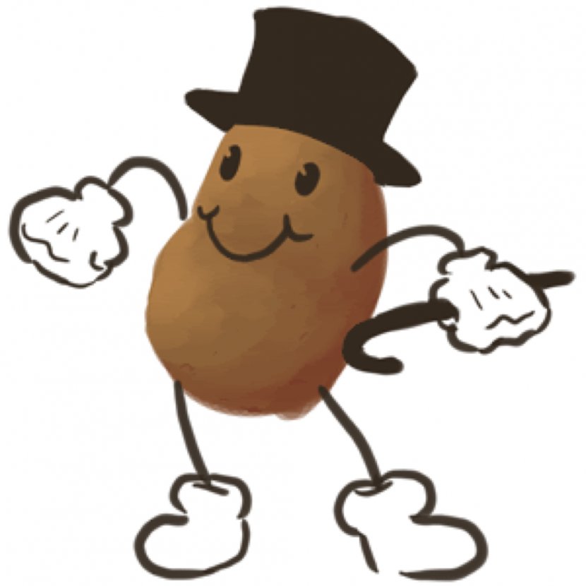 Baked Potato Animation Dance Transparent PNG