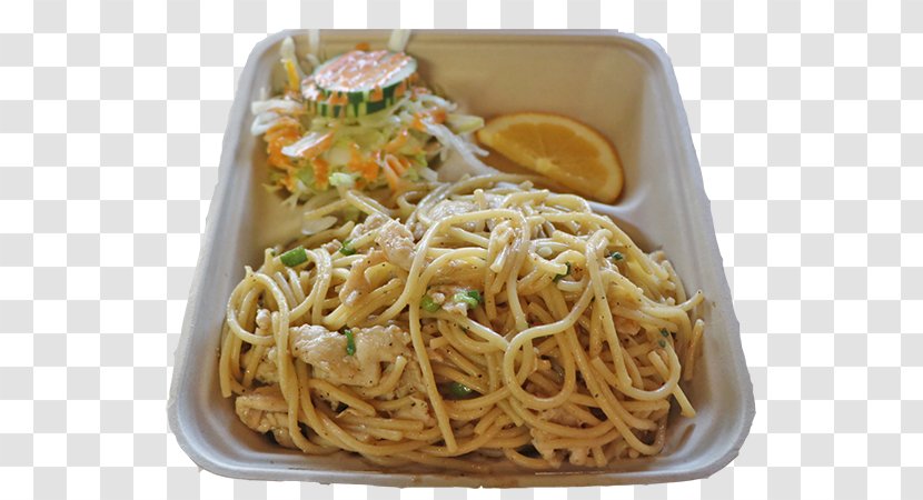 Chow Mein Pad Thai Yakisoba Singapore-style Noodles Chinese - Food - Popcorn Chicken French Fries Transparent PNG