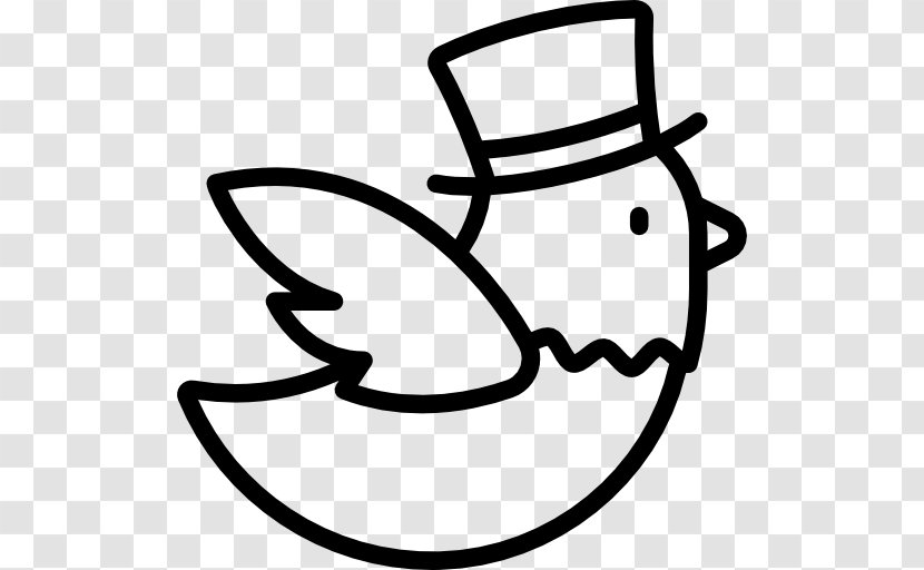 Pajaro - Bird - Line Art Transparent PNG