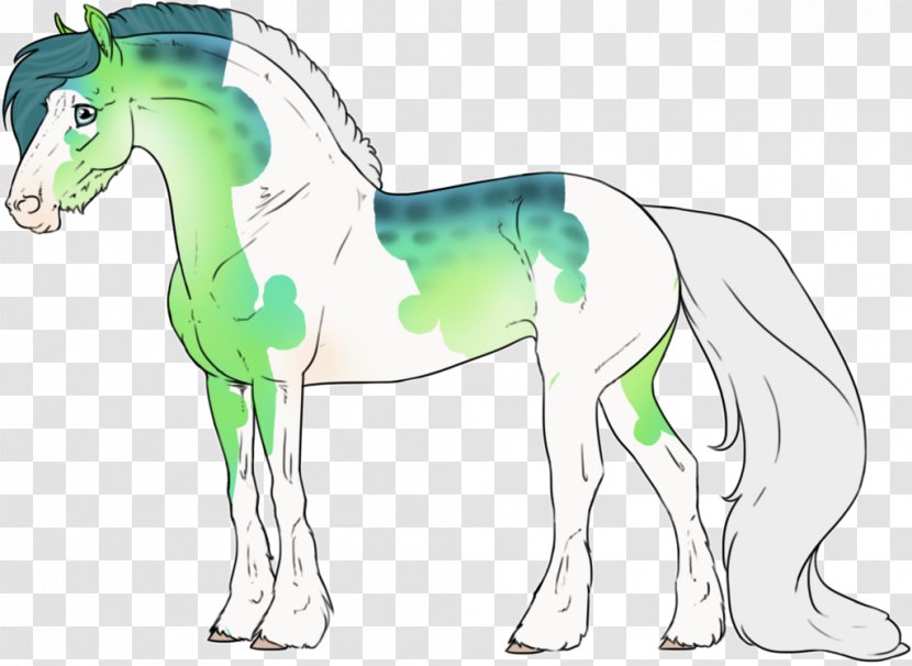 Mustang Pack Animal Line Art Clip - Mythical Creature Transparent PNG