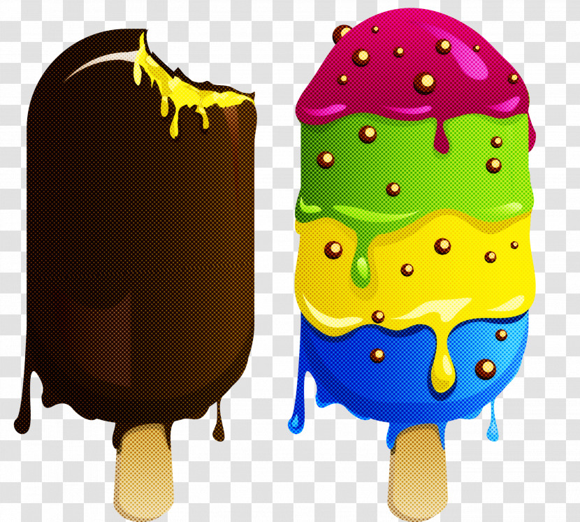 Ice Cream Bar Frozen Dessert Cartoon Ice Pop Junk Food Transparent PNG