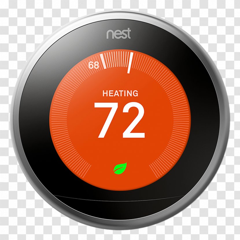 Nest Learning Thermostat Labs Smart Home Automation Kits Transparent PNG