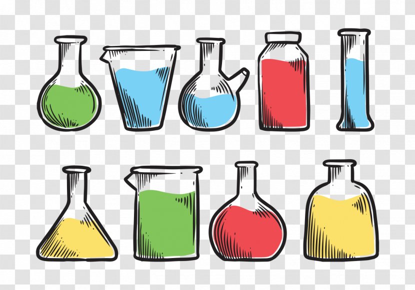 Laboratory Flasks Beaker - Bottle Transparent PNG