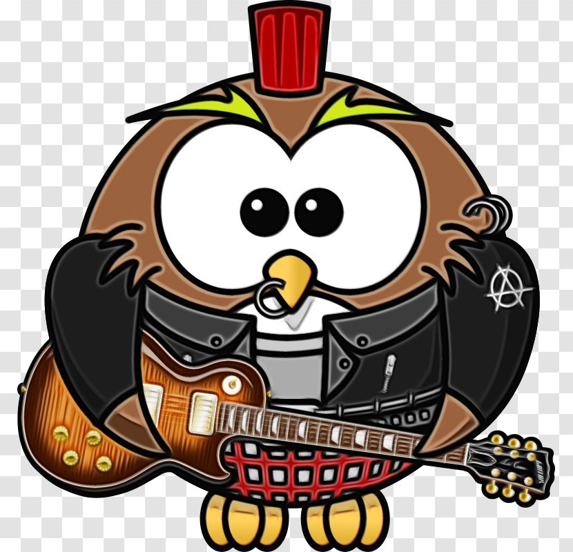 Owl Punk Rock Bird Illustrations Subculture - Humour - Games Transparent PNG