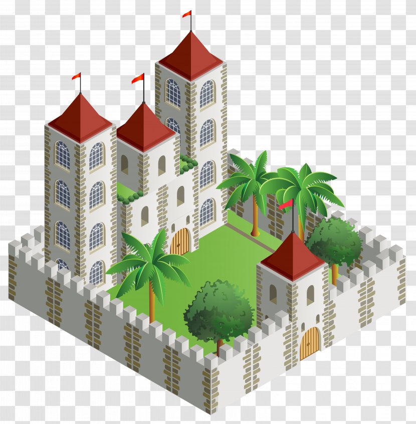 Puzz 3D Castle Computer Graphics Drawing Clip Art - Illustration - Clipart Image Transparent PNG