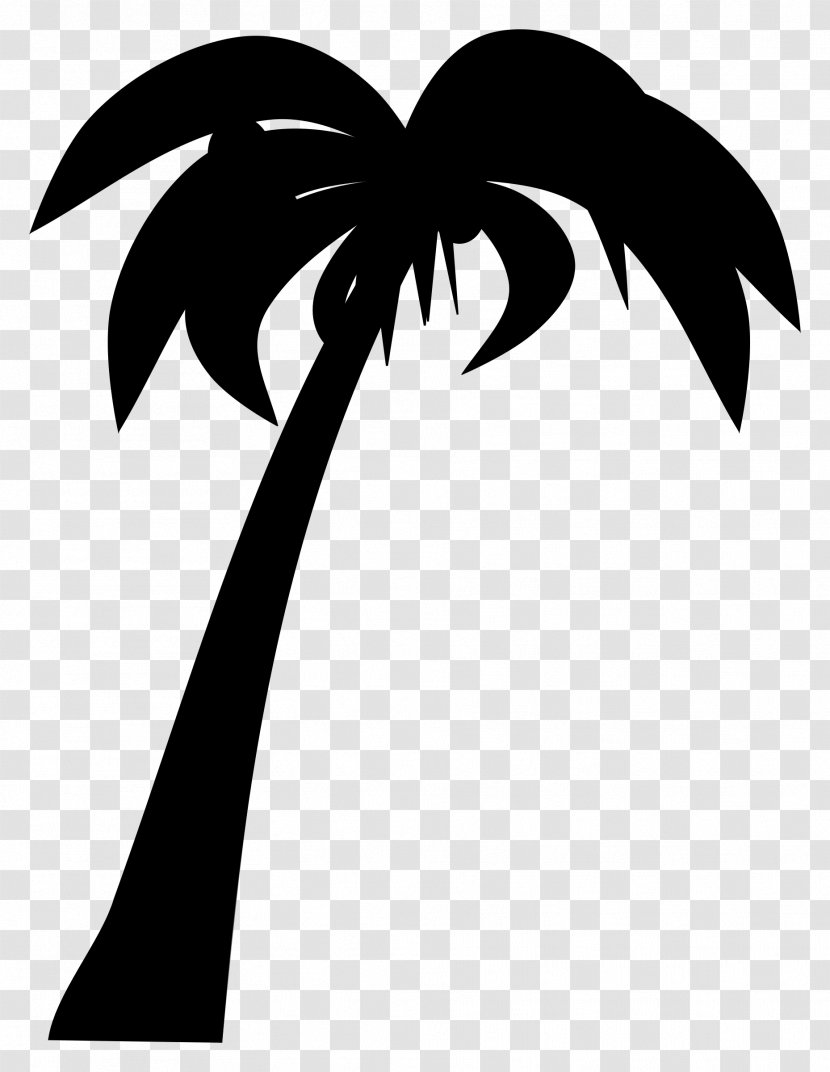 Tree Arecaceae Silhouette Suman Coconut - Flowering Plant Transparent PNG