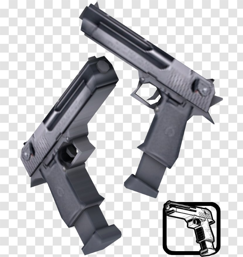 IMI Desert Eagle Trigger Firearm Grand Theft Auto: San Andreas Airsoft Guns - Handgun - Weapon Transparent PNG