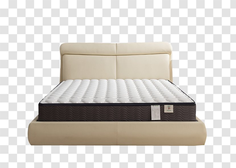 Mattress Bed Frame Box-spring Bedding - Leather Material Transparent PNG
