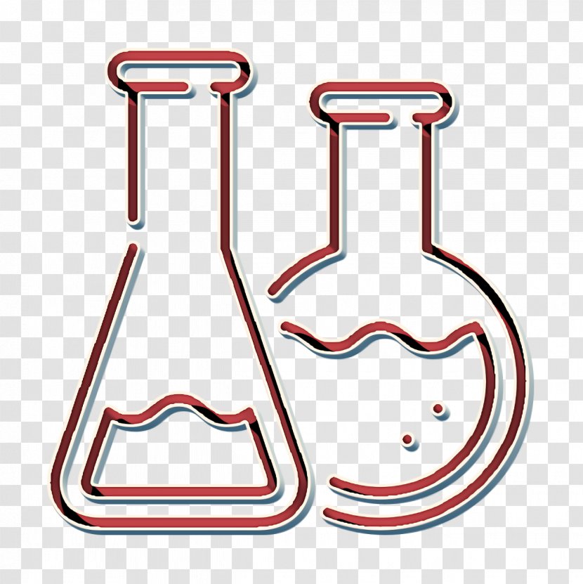 Flasks Icon Science Scientific Study - Laboratory Flask Transparent PNG