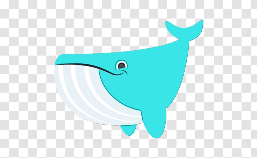 Emoji Background - Turquoise - Common Dolphins Bottlenose Dolphin Transparent PNG